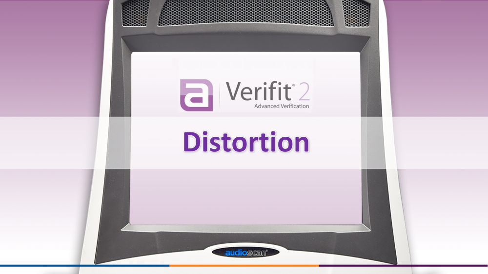 Verifit2 Screen Tour - Distortion