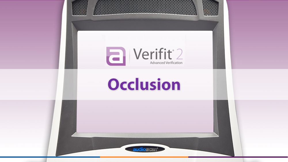 Verifit2 Screen Tour - Occlusion